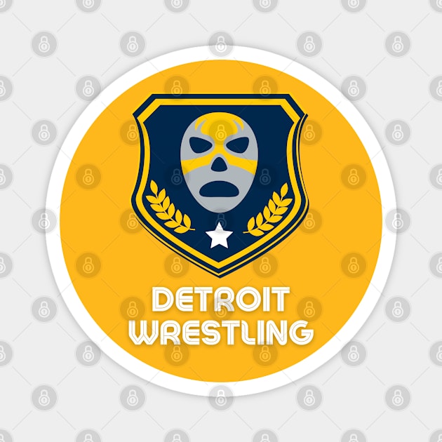 Detroit Wrestling "Walmart Blue" Magnet by DDT Shirts